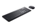 Miniatyrbild 1 av 3: Dell Wireless Keyboard and Mouse KM3322W - Sats med tangentbord och mus - trådlös - 2.4 GHz - QWERTY - estnisk - svart