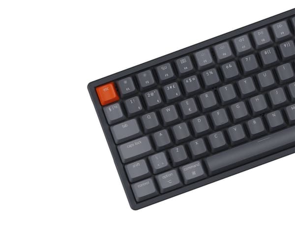 K4 V2 RGB Trådløs Aluminium Tastatur [Gateron Red]