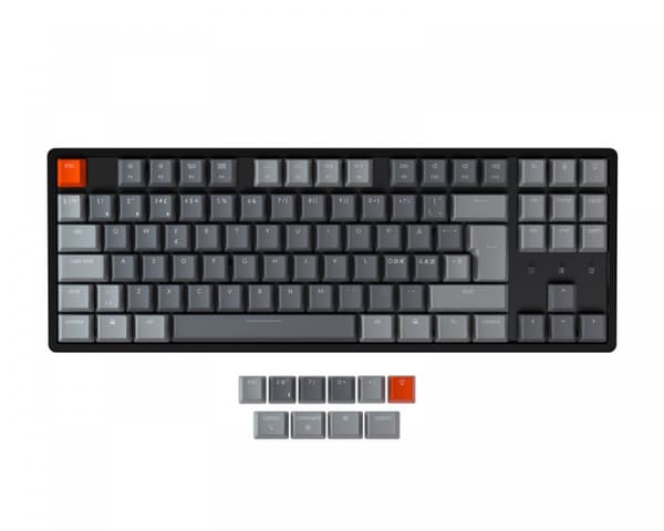 K8 RGB Trådløs Aluminium Hotswap TKL Tastatur [Gateron Red]