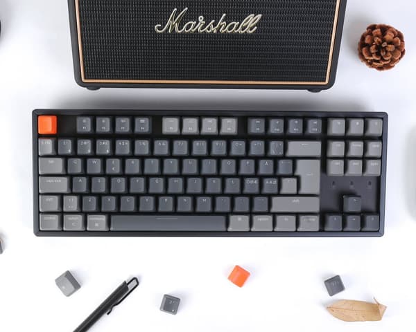 K8 RGB Trådløs Aluminium Hotswap TKL Tastatur [Gateron Brown]