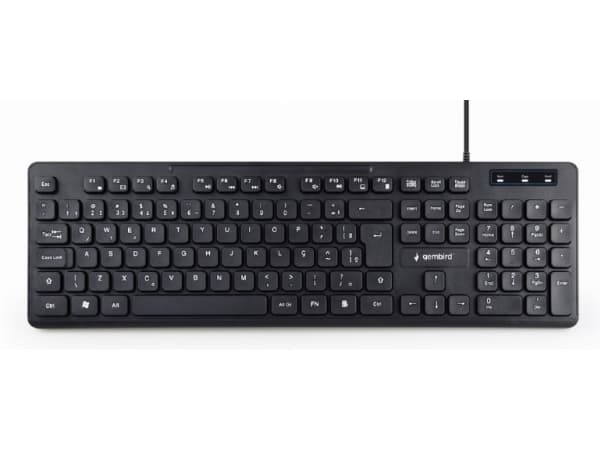 Gembird KB-MCH-04-RU - Tangentbord - USB - ryska - svart