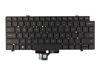 Dell - Ersättningstangentbord för bärbar dator - bakgrundsbelyst - QWERTY - amerikansk - rekonditionerad - för Latitude 3440, 54XX, 7420 2-in-1, 7430