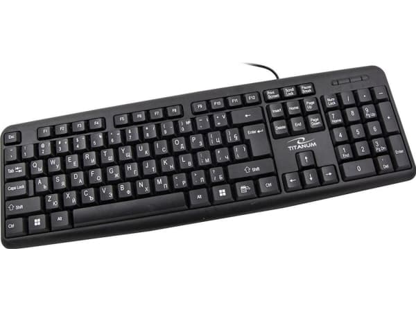 Titanum keyboard Wired Titanum keyboard TK101BG BULGARIAN USB black