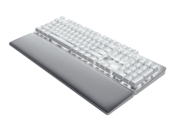 Razer Pro Type Ultra - Tastatur - bakgrunnsbelyst - trådløs - USB-C, Bluetooth, 2.4 GHz - QWERTY - USA - tastsvitsj: Razer Yellow