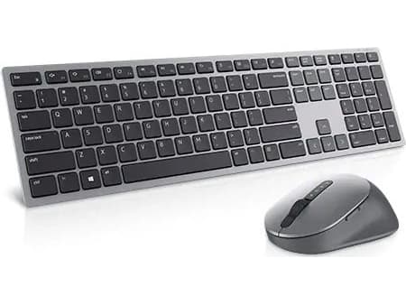Tangentbord + mus Dell Dell | Premier Multi-Device Keyboard and Mouse | KM7321W | Tangentbord och mus | Trådlöst | Batterier ingår | EN/LT | Titangrå