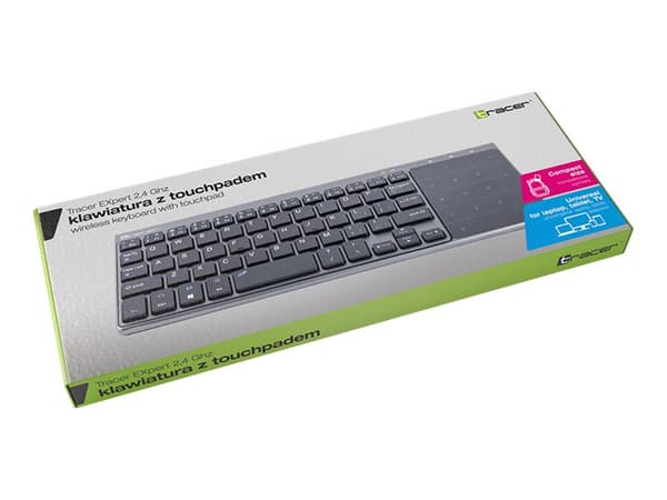 Tracer EXpert - Tastatur - med styreplate - trådløs - 2.4 GHz