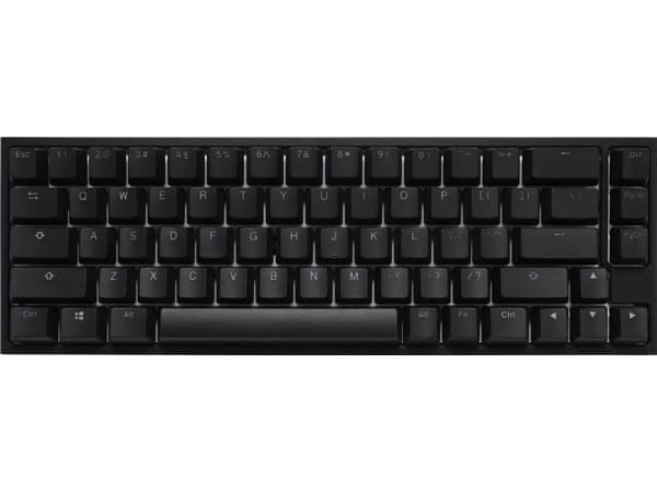 Ducky One 2 SF, Full størrelse (100 og), Koblet med ledninger (ikke trådløs), USB, Mekanisk nøkkelbryter, RGB LED, Sort