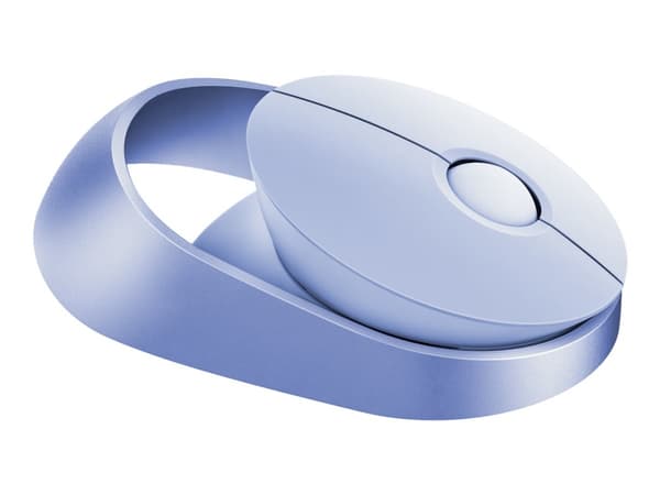 Rapoo Ralemo Air 1 - Mus - multi-mode - optisk - 3 knappar - trådlös - 2.4 GHz, Bluetooth 3.0, Bluetooth 5.0 - trådlös USB-mottagare - lila