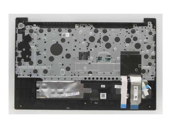 Primax - Ersättningstangentbord för bärbar dator - med Trackpoint - bakgrundsbelyst - AZERTY - fransk - svart - FRU - med övre skydd - för ThinkPad E