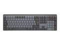 Miniatyrbild 3 av 5: Logitech MX Keys Mechanical Mini - Tastatur - bagbelyst - Bluetooth, 2,4 GHz - Pan Nordic - smakkontakt: GL Linear - Grafit