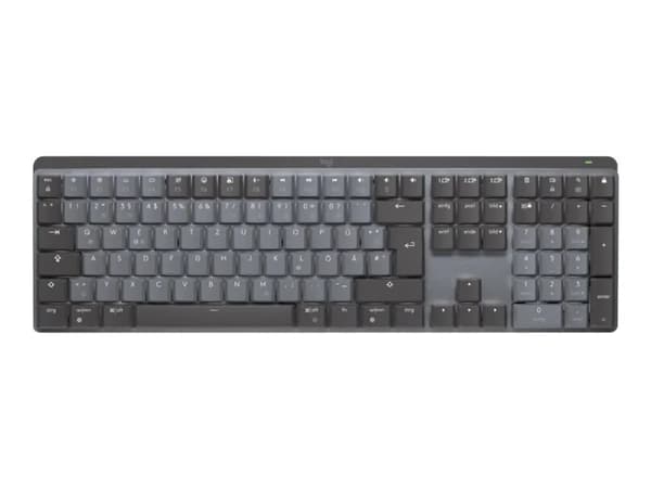 Logitech MX Keys Mechanical Mini - Tastatur - bagbelyst - Bluetooth, 2,4 GHz - Pan Nordic - smakkontakt: GL Linear - Grafit
