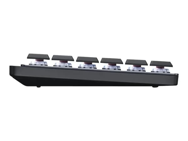 Logitech MX Keys Mechanical Mini - Tastatur - bagbelyst - Bluetooth, 2,4 GHz - Pan Nordic - smakkontakt: GL Linear - Grafit