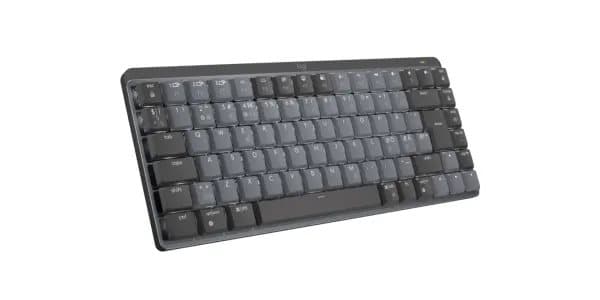 Logitech MX Keys Mechanical Mini - Tastatur - bagbelyst - Bluetooth, 2,4 GHz - Pan Nordic - smakkontakt: GL Taktil - Grafit