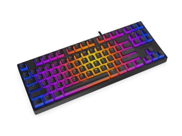 KRUX Atax PRO RGB, Kabel, USB, Mekaniska tangentbrytare, QWERTY, RGB LED, Svart