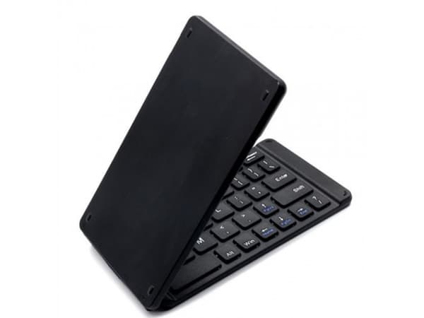 TECHly - Tangentbord - foldbar, för surfplatta och smartphone - trådlös - Bluetooth 3.0, USB - QWERTY - amerikansk - svart