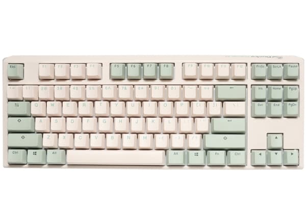 Ducky ONE 3 TKL, Tenkeyless (80 - 87og), Koblet med ledninger (ikke trådløs), USB, Mekanisk nøkkelbryter, QWERTY, Beige, Oliven Beige, Oliven