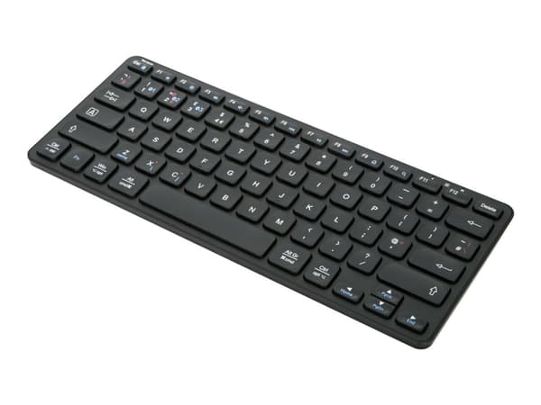 Targus - Näppäimistö - kompakt, multi-enhed, antimikrobiel - trådløs - Bluetooth 5.1 - QWERTY - UK - sort - B2B musta