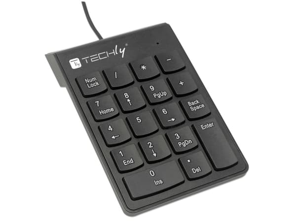 Techly IDATA KP-BLKTY, USB, 18, Laptop/PC, 1,3 m, Sort