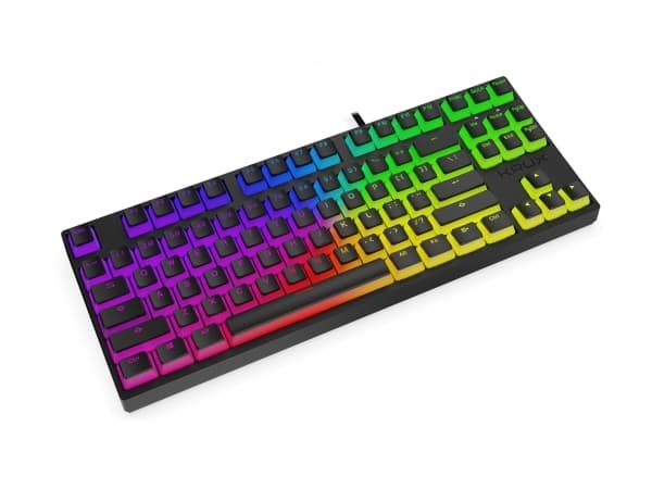 KRUX Atax PRO RGB, Kabel, USB, Mekaniska tangentbrytare, QWERTY, RGB LED, Svart