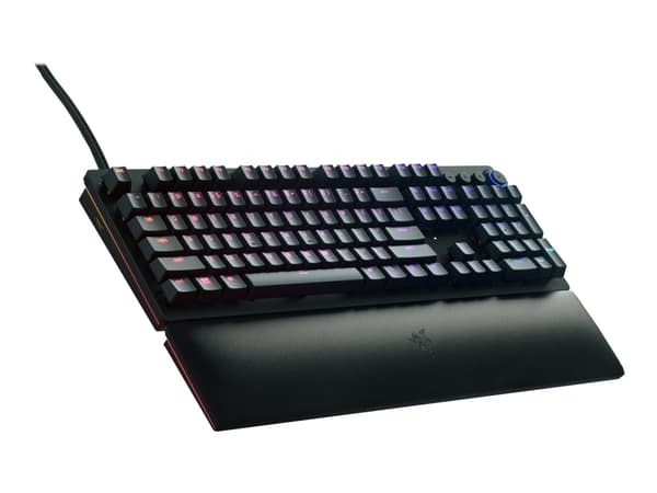 Razer Huntsman V2 Analog, Täysikokoinen (100 %), USB, Optomekaaninen näppäinkytkin, QWERTY, RGB LED, Musta