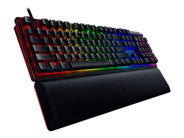 Razer Huntsman V2 Analog, Täysikokoinen (100 %), USB, Optomekaaninen näppäinkytkin, QWERTY, RGB LED, Musta