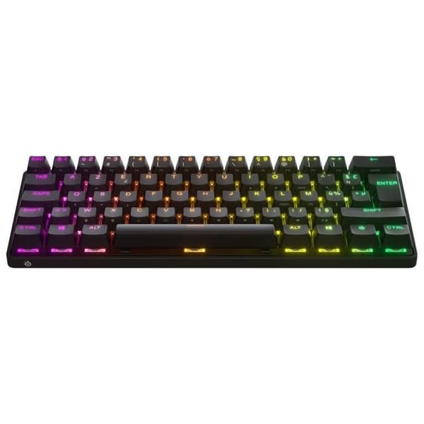 Speltangentbord - AZERTY - STEELSERIES - Apex Pro Mini Wireless FR - Utan numerisk knappsats - Bakgrundsbelyst - Svart