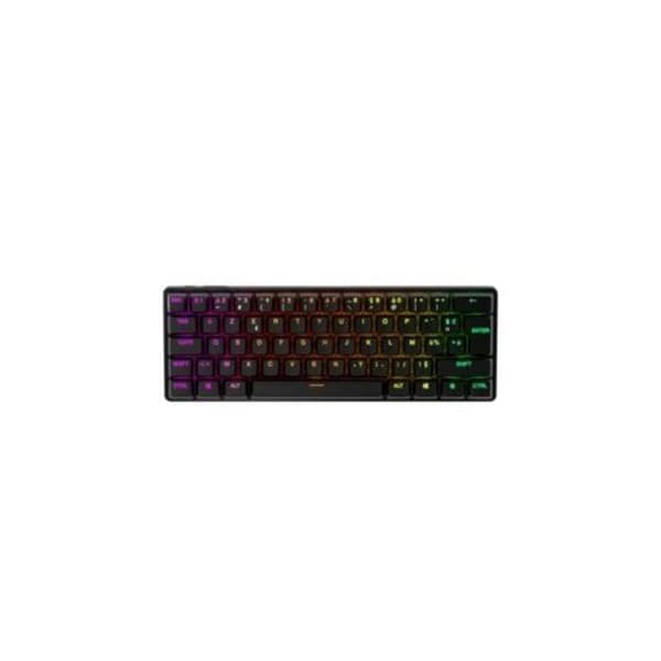 Speltangentbord - AZERTY - STEELSERIES - Apex Pro Mini Wireless FR - Utan numerisk knappsats - Bakgrundsbelyst - Svart musta