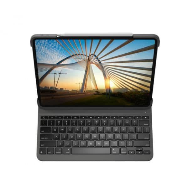Trådlöst tangentbord - LOGITECH - Slim Folio Pro - Bakgrundsbelyst - Italiensk QWERTY - För iPad Pro