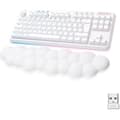 Miniatyrbild 1 av 6: Logitech G - Gaming Keyboard - G715 Linear Wireless Mechanical (GX Red) med handledsstöd - White Mist