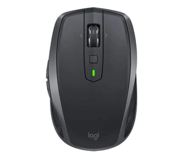 Logitech MX Anywhere 2S - Mus - laser - 7 knapper - trådløs - 2.4 GHz, Bluetooth  - grafitt