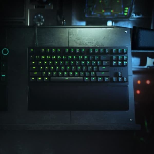 Speltangentbord - Razer - Huntsman V2 TKL - Optiskt - Bakgrundsbelyst - QWERTY
