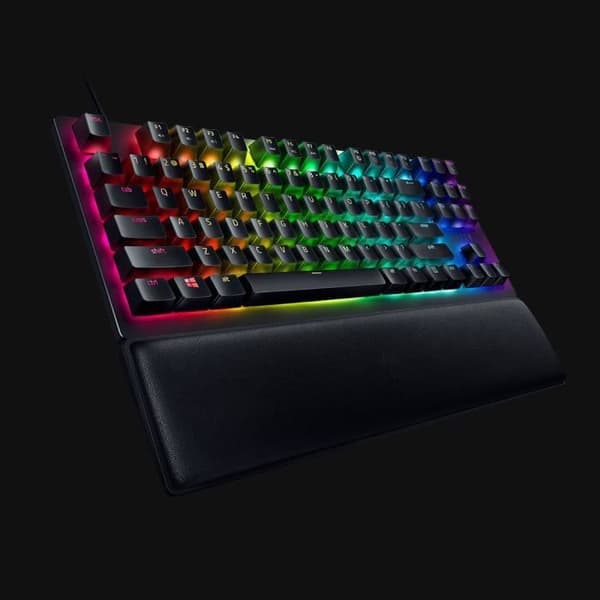Speltangentbord - Razer - Huntsman V2 TKL - Optiskt - Bakgrundsbelyst - QWERTY Svart