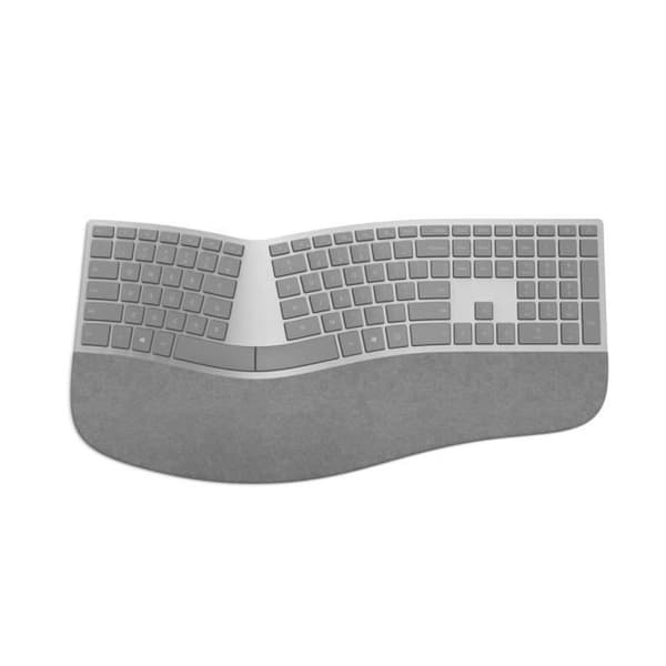 MICROSOFT Ergonomiskt Yttangentbord - Trådlöst - Bluetooth 4.0 - Alcantara Grey