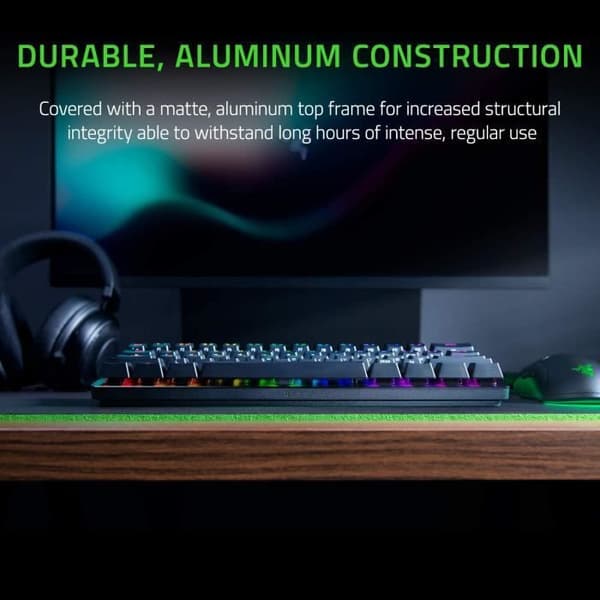 Razer Huntsman Mini Optical Gaming Keyboard Liner Röd Switch US Black