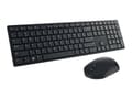 Miniatyrbilde 2 av 5: Dell Pro KM5221W - Tastatur- og mussett - trådløs - 2.4 GHz - QWERTY - Spansk - svart