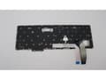 Miniatyrbilde 2 av 2: Chicony - Erstatningstastatur for bærbar PC - bakbelysning - Tysk - svart - for ThinkPad L15 Gen 3; P16s Gen 1; T16 Gen 1