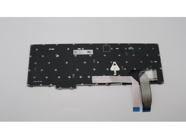 Chicony - Erstatningstastatur for bærbar PC - bakbelysning - Tysk - svart - for ThinkPad L15 Gen 3; P16s Gen 1; T16 Gen 1