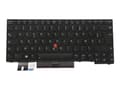 Miniatyrbild 3 av 5: Primax - Ersättningstangentbord för bärbar dator - med Trackpoint, UltraNav - bakgrundsbelyst - AZERTY - fransk - svart - FRU - för ThinkPad T14 Gen