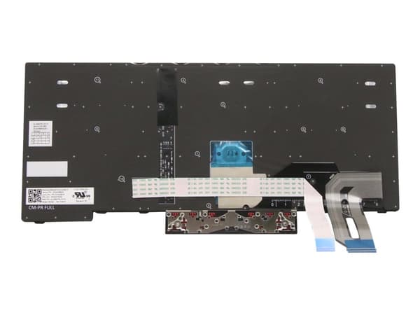 Primax - Ersättningstangentbord för bärbar dator - med Trackpoint, UltraNav - bakgrundsbelyst - AZERTY - fransk - svart - FRU - för ThinkPad T14 Gen