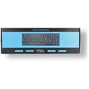 MCL SAMAR Tangentbord - Trådlös anslutning - USB-gränssnitt - Franska - RF - Windows - Svart