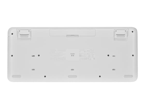 Logitech Signature K650, Täysikokoinen (100 %), Bluetooth, Kalvokytkin, QWERTY, Valkoinen