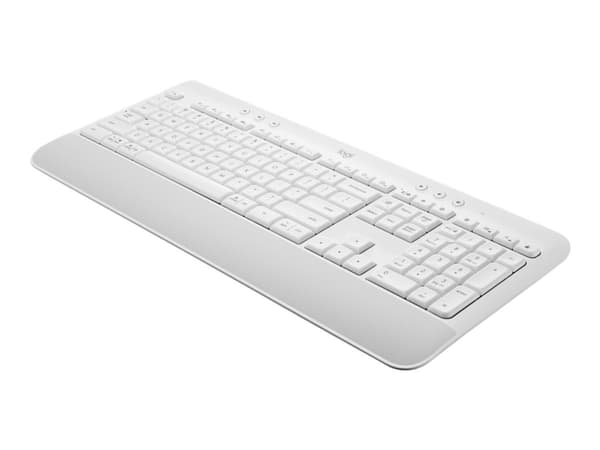 Logitech Signature - Tastatur - trådløs - Bluetooth 5.1 - QWERTY - US International - elfenbenshvit Hvit