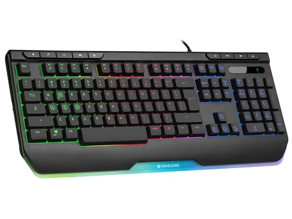 Tracer GAMEZONE RAY X, Täysikokoinen (100 %), Langallinen, USB, Kalvokytkin, RGB LED, Musta