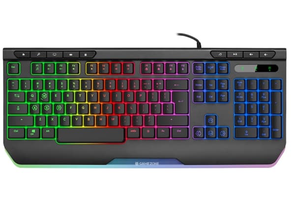 Tracer GAMEZONE RAY X, Täysikokoinen (100 %), Langallinen, USB, Kalvokytkin, RGB LED, Musta musta