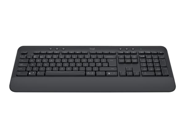 Logitech Signature K650, Täysikokoinen (100 %), Bluetooth, Kalvokytkin, QWERTY, Grafiitti