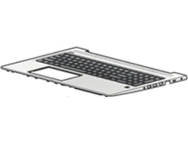HP - Ersättningstangentbord för bärbar dator - med ClickPad - bakgrundsbelyst - italiensk - för ProBook 450 G6 Notebook, 450 G7 Notebook, 455 G6 Note