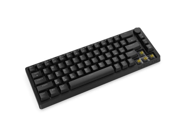 KRUX ATAX 65% PRO RGB, Koblet med ledninger (ikke trådløs), USB, Mekanisk nøkkelbryter, QWERTY, RGB LED, Sort