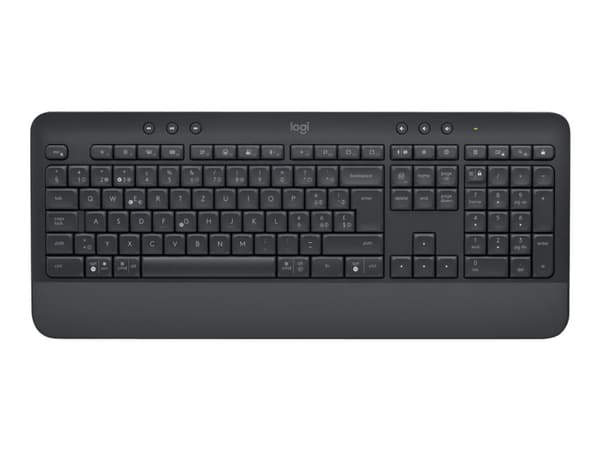 Logitech Signature MK650 Combo for Business - Tastatur- og mussett - trådløs - Bluetooth LE - QWERTY - Storbritannia - grafitt