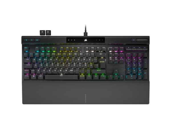 CORSAIR Gaming K70 PRO RGB - Tangentbord - bakgrundsbelyst - USB - QWERTY - Nordisk - tangentbrytare: CORSAIR OPX RGB - svart