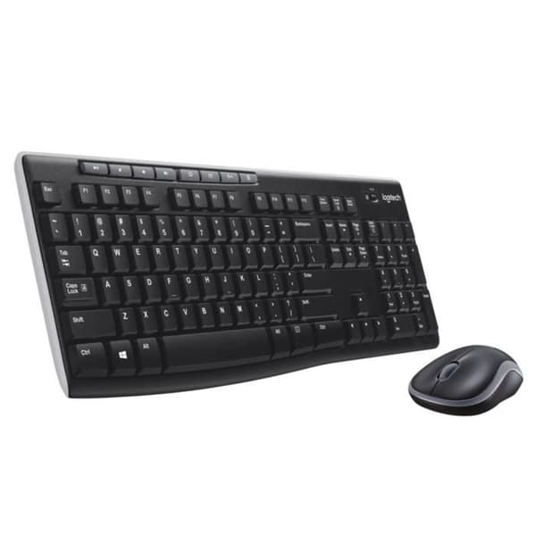 Tangentbord och mus combo - Logitech trådlöst tangentbord och mus combo - MK270 - Windows
